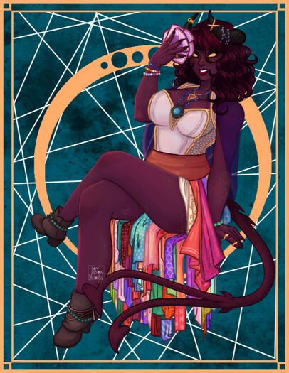 Tiefling Tarot